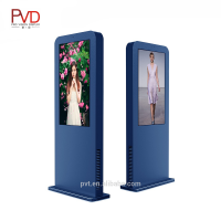 55 inch HD floor standing Linux System lcd totem digital signage